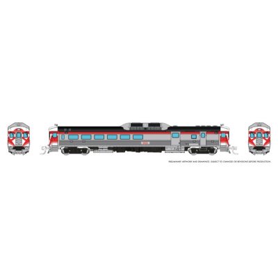 Rapido 516562 - N Budd RDC-3 (Ph 1) (DC/DCC/Sound): CP Rail - Action Red: #9022