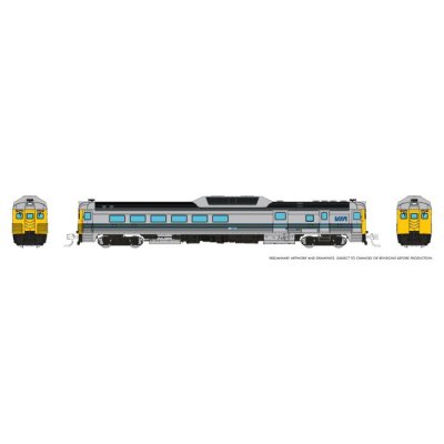 Rapido 516576 - N Budd RDC-3 (Ph 2) (DC/DCC/Sound): VIA Rail - Early: #6356