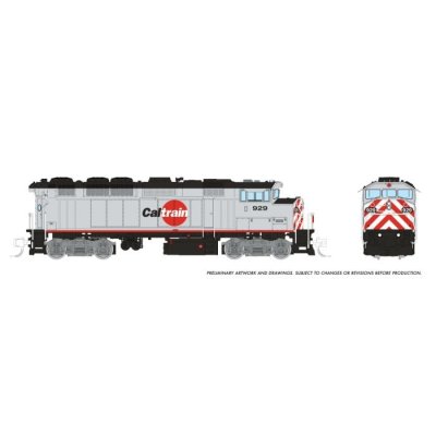 Rapido 519507 - N GMDD F59PH - DC/DCC/Sound - CalTrain (San Francisco Bay Area) #929