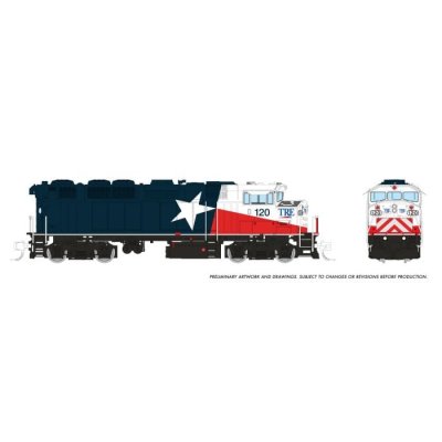 Rapido 519022 - N GMDD F59PH - DC/Silent - Trinity Rail Express (Dallas) #126
