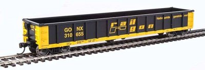 Walthers Mainline 6228 - HO 53' Railgon Gondola - Ready To Run -- Railgon GONX #310655 (as-built;...