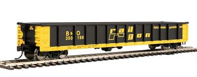 Walthers Mainline 6261 - HO 53ft Railgon Gondola - Baltimore & Ohio #350169