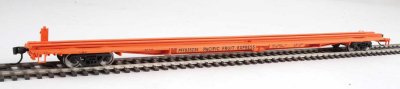 Walthers Mainline 5526 - HO 85ft General American G85 Flatcar - Pacific Fruit Express #835299