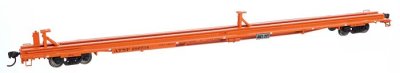 Walthers Mainline 5548 - HO 85Ft General American G85 Flatcar - Santa Fe #290734