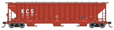 Walthers Mainline 49017 - HO 57' Trinity 4750 3-Bay Covered Hopper - Ready to Run -- Kansas City ...