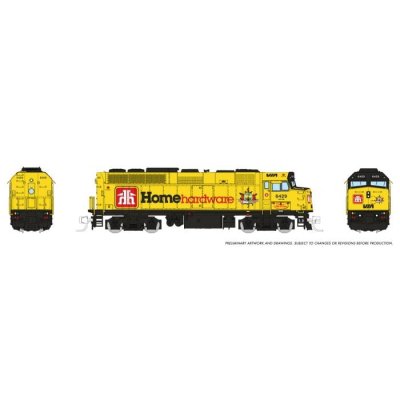 Rapido 580519 - N Scale F40PH-2D (DC/DCC/Sound): VIA Rail - Home Hardware: #6429