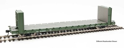 Walthers Mainline 5842 - HO RTR 60Ft Pullman-Standard Bulkhead Flatcar (48Ft IL) - Indiana Harbor...
