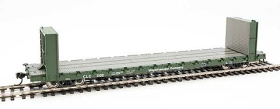 Walthers Mainline 5853 - HO RTR 60Ft Pullman-Standard Bulkhead Flatcar (48Ft IL) - Weyerhaeuser #...