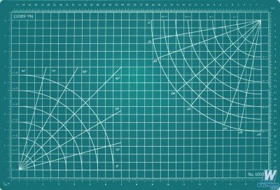 Excel Hobby Blades 60003 - Self Healing Cutting Mat - Green - 12In x 18In