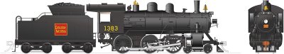 Rapido 603012 - HO H-6-G - DC/Silent - Canadian National Railway (Straight Wafer) #1383