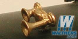 Cal Scale 636 HO - Nathan K2 K14 2-Chime Air Horn - Lost Wax Brass Casting