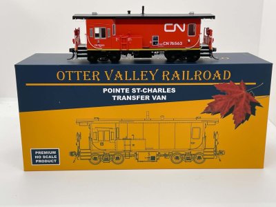 Otter Valley Railroad 57026 - PSC Transfer Van - Canadian National #76563