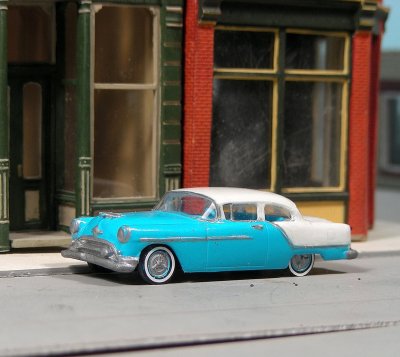 Sylva Scale Models V-422 - HO 1:87 Kit 1954 Oldsmobile 88 2Door Sedan