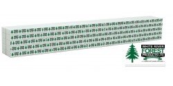 Walthers SceneMaster 3168 - HO Wrapped Lumber Load for 72ft Centerbeam Flatcar - White River Fore...
