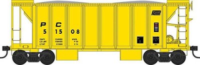 Bowser HO 70 Ton 2 Ballast Car with Side Chutes Penn Central #51508 Blt. 5-53