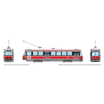 Rapido 702009 - HO CLRV (DC/Silent): TTC - Late Version (Red/Black/White): #4057 / #511 Bathhurst...