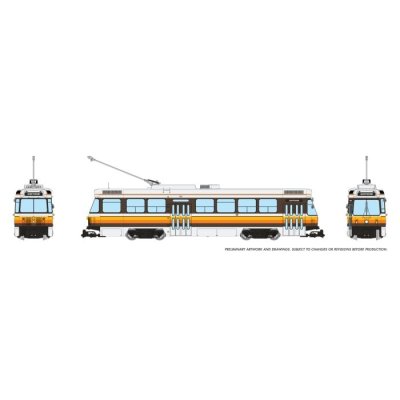 Rapido 702521 - HO CLRV (DC/DCC/Sound): Buffalo Fictional Scheme (White/Orange/Brown): Auditorium
