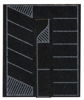Busch 7077 - N Scale Parking Lot - 12 x 10cm