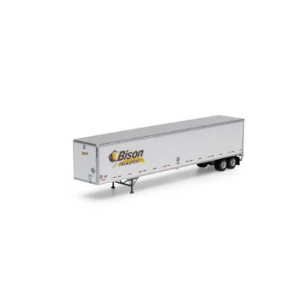 Athearn 72809 - HO RTR 53Ft Wabash Plate Trailer - Bison Transport #3