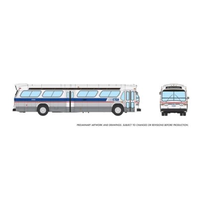 Rapido 753139 - HO 1/87 New Look Bus (Deluxe) - Chicago CTA - Late Scheme #9236