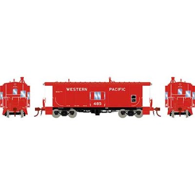 Athearn Genesis G78600 - HO Bay Window Caboose - DCC Ready w/Lights - Western Pacific #485