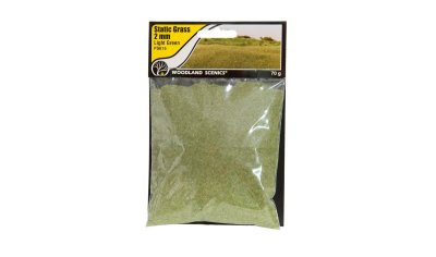 Woodland Scenics Static Grass 615 2mm Light Green