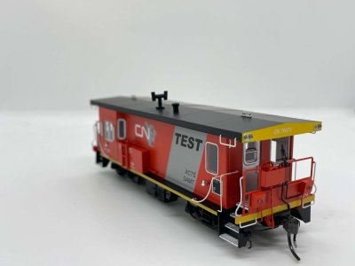 Otter Valley Railroad 57021 - PSC Transfer Van - Canadian National Test Scheme #76673