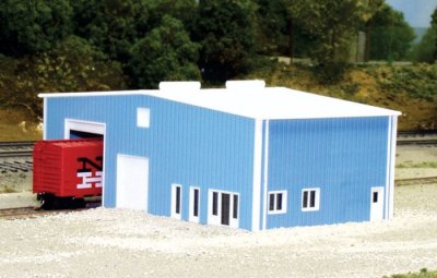 Pikestuff 8012 - N Distribution Center (Scale: 70 x 40ft) - Blue