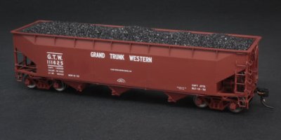 SmokeBox Graphics 8132 - HO - AAR Hopper - Grand Trunk Western - #111625