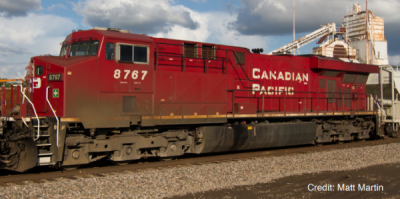 Athearn Genesis G83197 - HO GE ES44AC - DCC & Sound - Canadian Pacific #8767