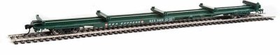 Walthers Mainline 5467 - HO 85' General American G85 Flatcar - Ready to Run -- Railway Express Ag...