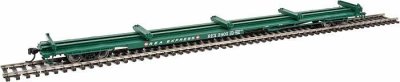 Walthers Mainline 5469 - HO 85' General American G85 Flatcar - Ready to Run -- Railway Express Ag...
