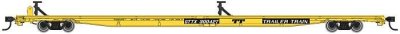 Walthers Mainline 5503 - HO 85' General American G85 Flatcar - Ready to Run -- Trailer-Train GTTX...