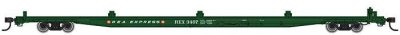 Walthers Mainline 5527 - HO 85' General American G85 Flatcar - Ready to Run -- Railway Express Ag...