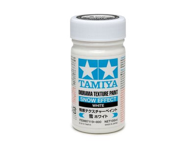 Tamiya Paints 87119 - DIORAMA TEXTURE PAINT (SNOW EFFECT, WHITE)