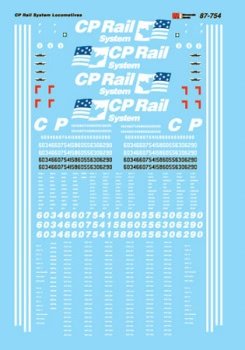Microscale 60754 - N Scale - CP Diesels - Dual Flag Scheme-Diesel - CP Rail Two Flag Scheme (1993...