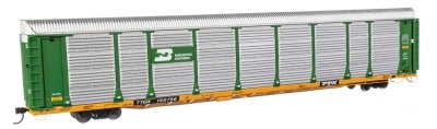 Walthers Proto 101503 - HO 89ft Thrall Bi-Level Auto Carrier - Burlington Northern/TTGX #159561