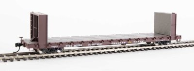 Walthers Mainline 5817 - HO 60′ Pullman-Standard Bulkhead Flatcar (48′ IL) – Ready to Run — Trail...