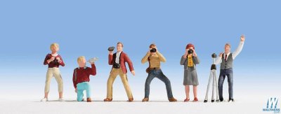 Walthers SceneMaster HO 6077  Photographers 6 pk