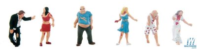 Walthers SceneMaster HO 6080 Zombies 6pk
