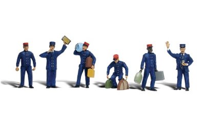 Woodland Scenics 1847 - HO Scenic Accents - Train Personnel (8pcs)