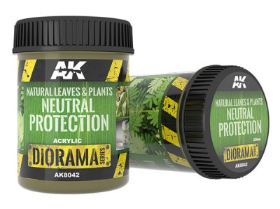 AK Interactive 8042 - AK Interactive Diorama Series: Natural Leaves & Plants Neutral Protection