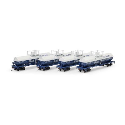 Athearn 1310 -HO 42' Chemical Tank, GATX #82532 / 82534 / 83492 / 83496 (4)