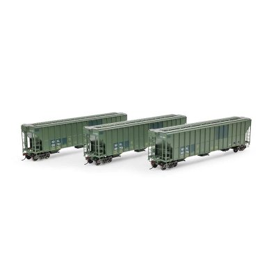 Athearn 1328 - HO FMC 4700 Covered Hopper, NOKL Primed For Grime 'Ex-CNW' #818906 / 818914 / 8189...