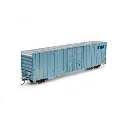 Athearn 2281 - HO ATH 60' Gunderson High Cube Double Door Box Car, Primed For Grime COER #171155