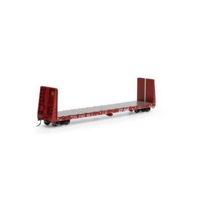 Athearn RTR 17071 - HO 60ft Bulkhead Flatcar - CP Rail #316419