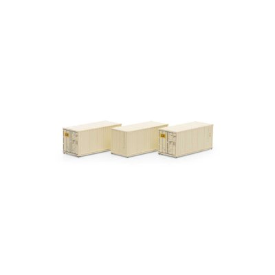 Athearn RTR 27782 - HO 20ft Corrugated Container - Container King/CKRU #2 (3pk)