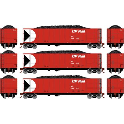 Athearn 7671 - HO Thrall High Side Gondola with Load, CPR #1 (3)