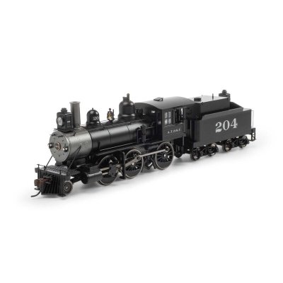 Athearn 87310 - HO RTR Old Time 2-6-0 Mogul with DCC & Sound, ATSF #204