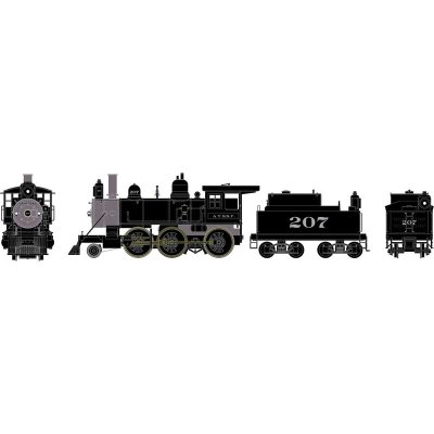 Athearn 87311 - HO RTR Old Time 2-6-0 Mogul with DCC & Sound, ATSF #207